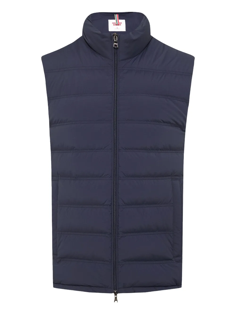 Orlebar Brown Hopper gewatteerde bodywarmer Blauw