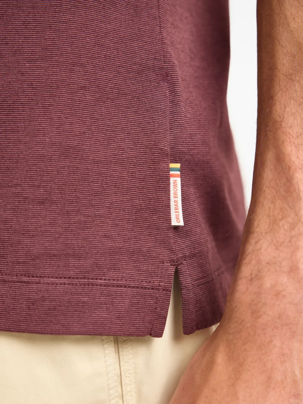 Orlebar Brown Felix Tipping Short-sleeve Polo Shirt In Red