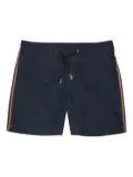 Orlebar Brown Bulldog stripe-drawcord swim shorts - Blue