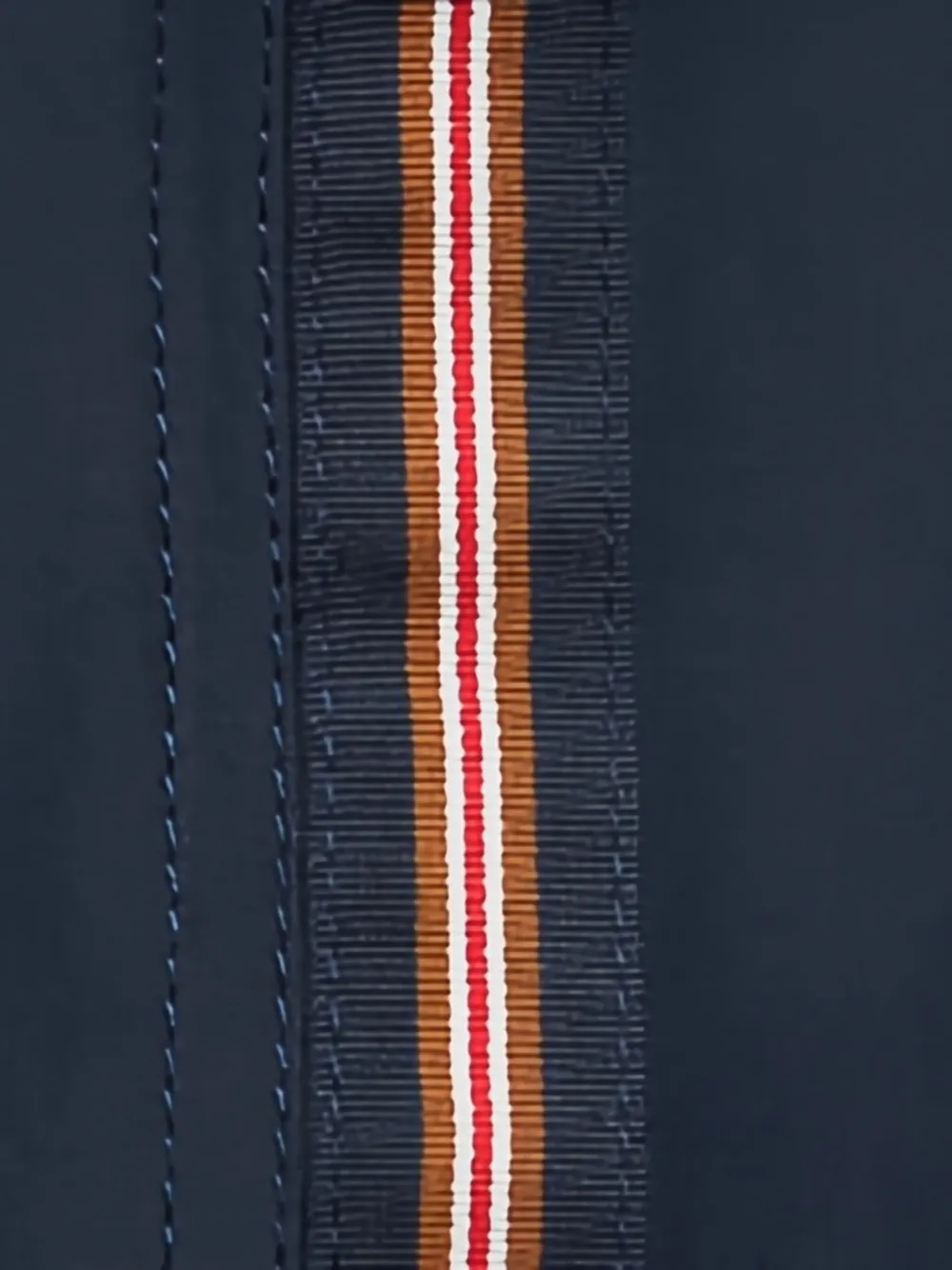 Orlebar Brown Bulldog stripe-drawcord swim shorts Blauw