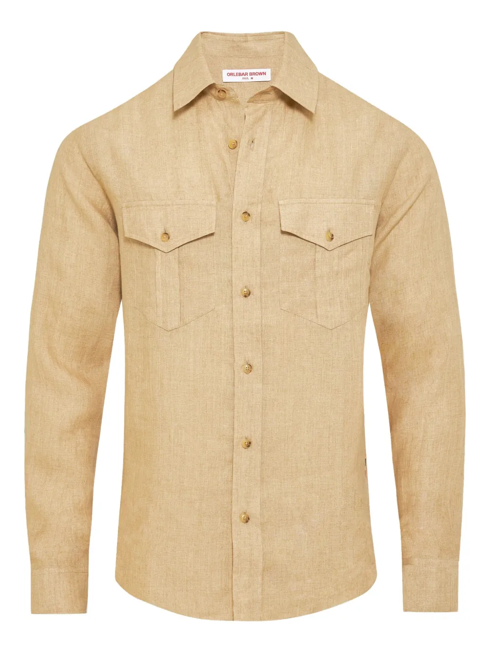 Orlebar Brown camisa Colburn con boldillos dobles | neutro | Image 1