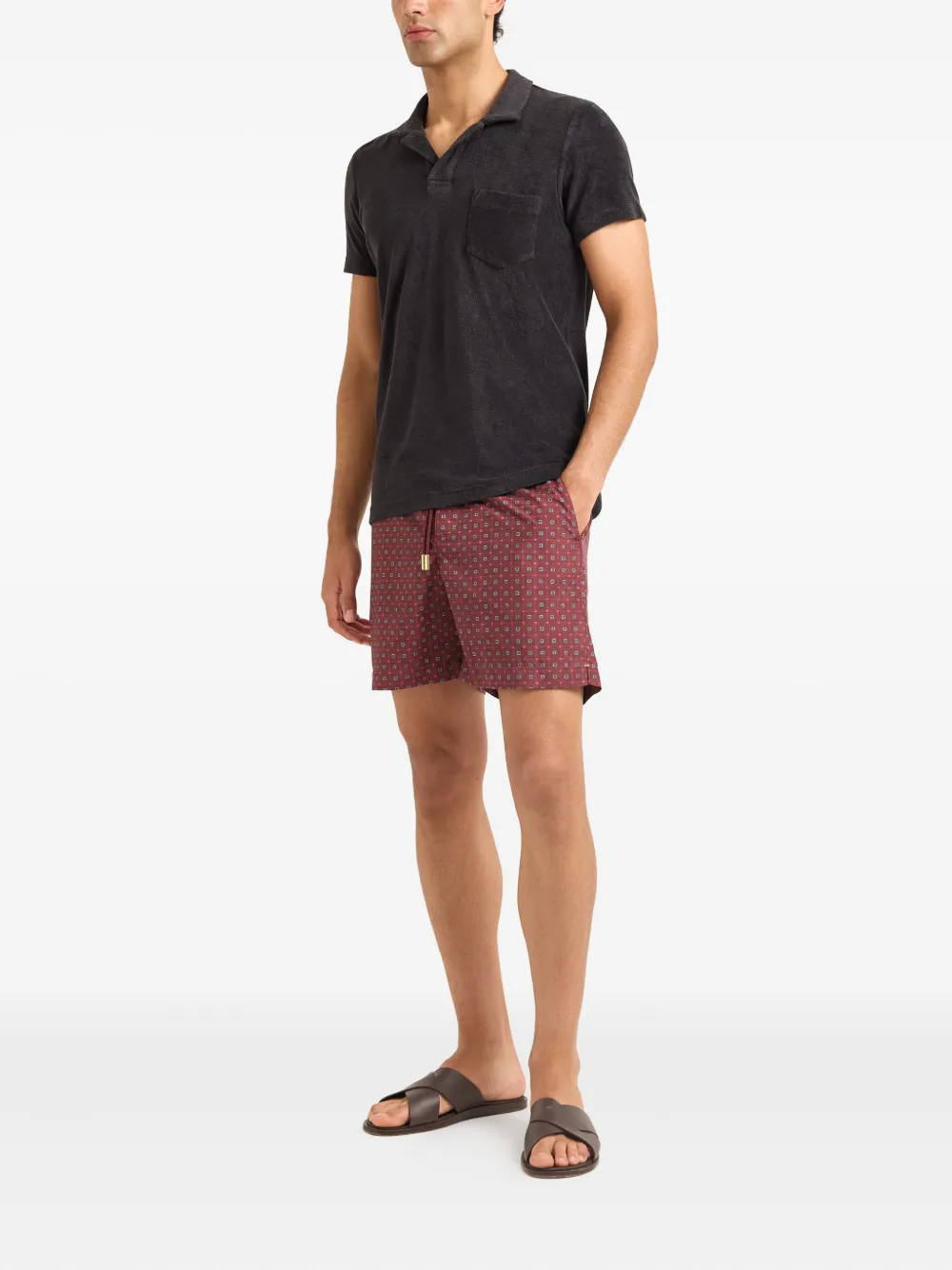 Orlebar Brown Terry Toweling T-shirt - Grijs