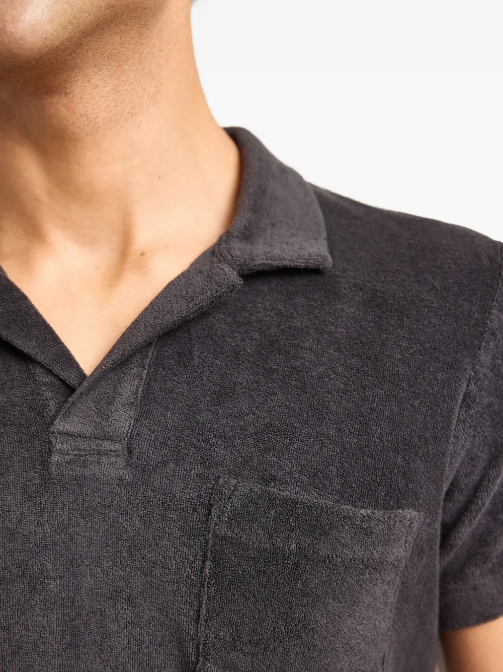 Orlebar Brown Terry Toweling T-shirt Grijs