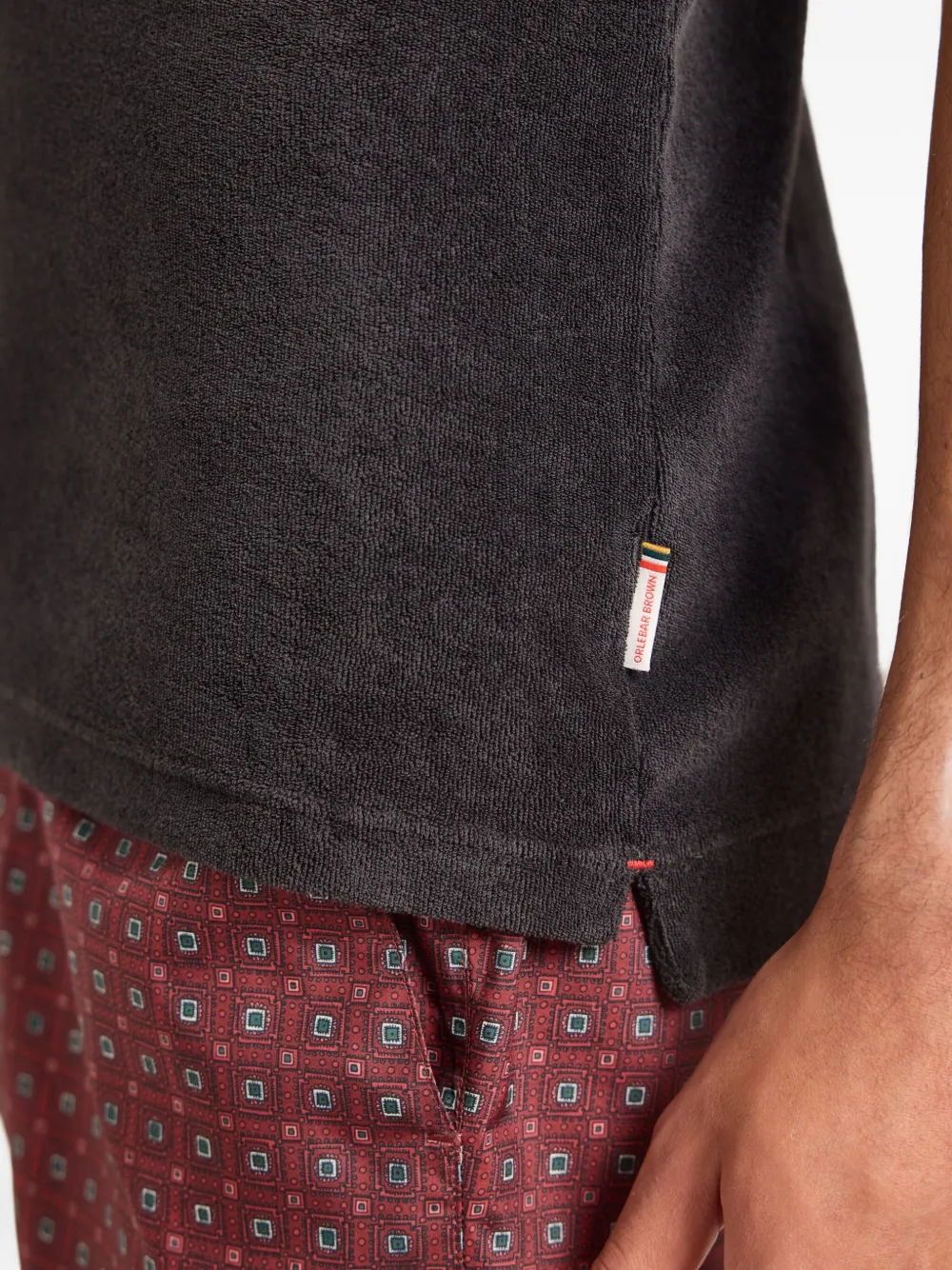 Orlebar Brown Terry Toweling T-shirt Grijs