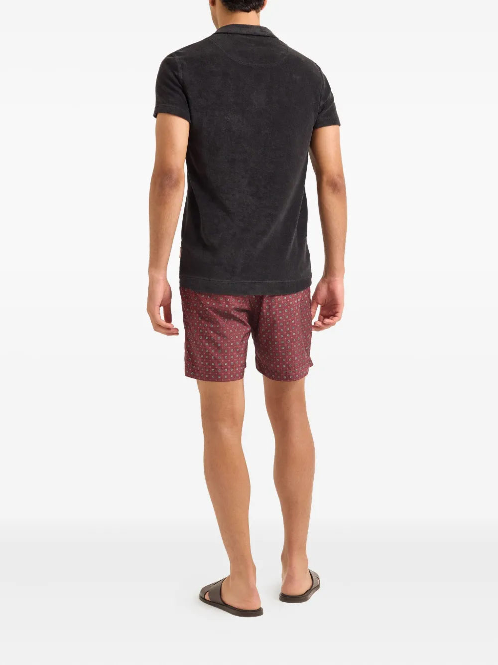 Orlebar Brown Terry Toweling T-shirt Grijs