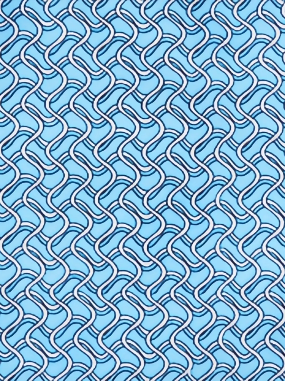 Orlebar Brown Setter Riptide zwembroek met golvenprint Blauw