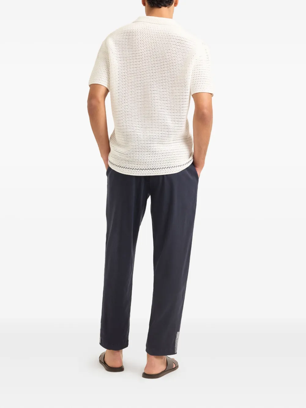 Orlebar Brown Sonoran broek met trekkoord Blauw