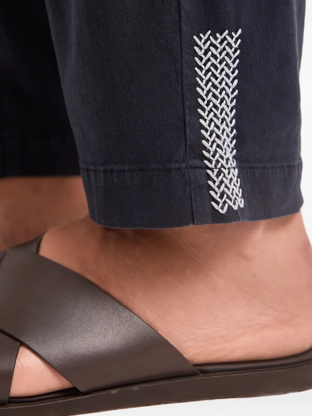 Orlebar Brown Sonoran broek met trekkoord Blauw