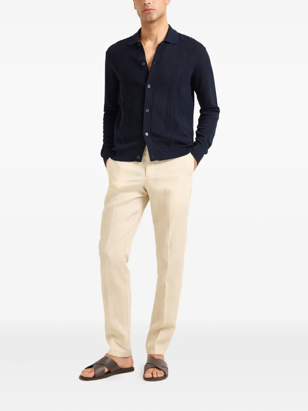 Orlebar Brown Tiernan overhemd - Blauw