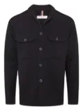Orlebar Brown Brigg buttoned shirt jacket - Blue