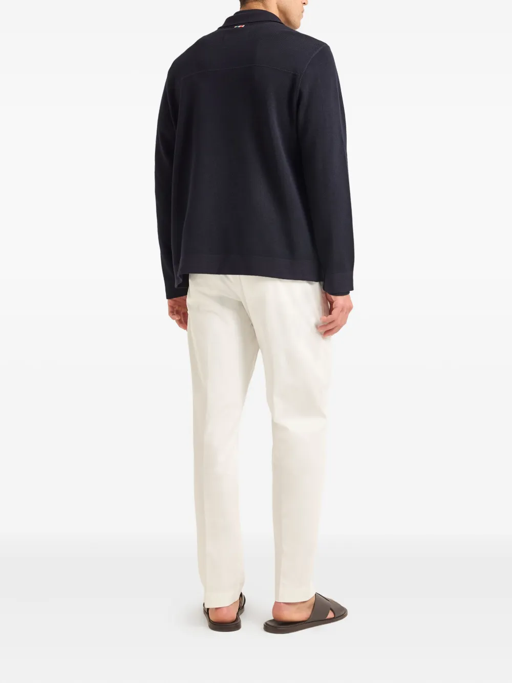 Orlebar Brown Brigg Buttoned Shirt Jacket In Black