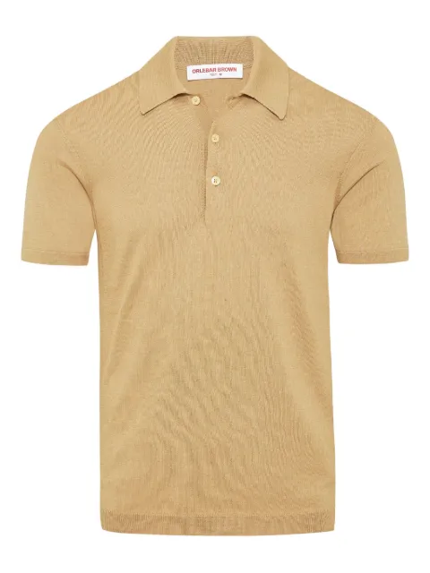 Orlebar Brown Burnham cotton-blend polo shirt