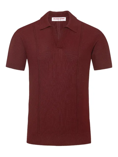 Orlebar Brown Horton piqué-texture polo shirt