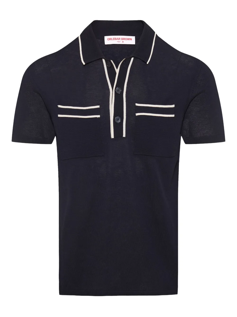 Orlebar Brown Keeling poloshirt met korte mouwen Blauw
