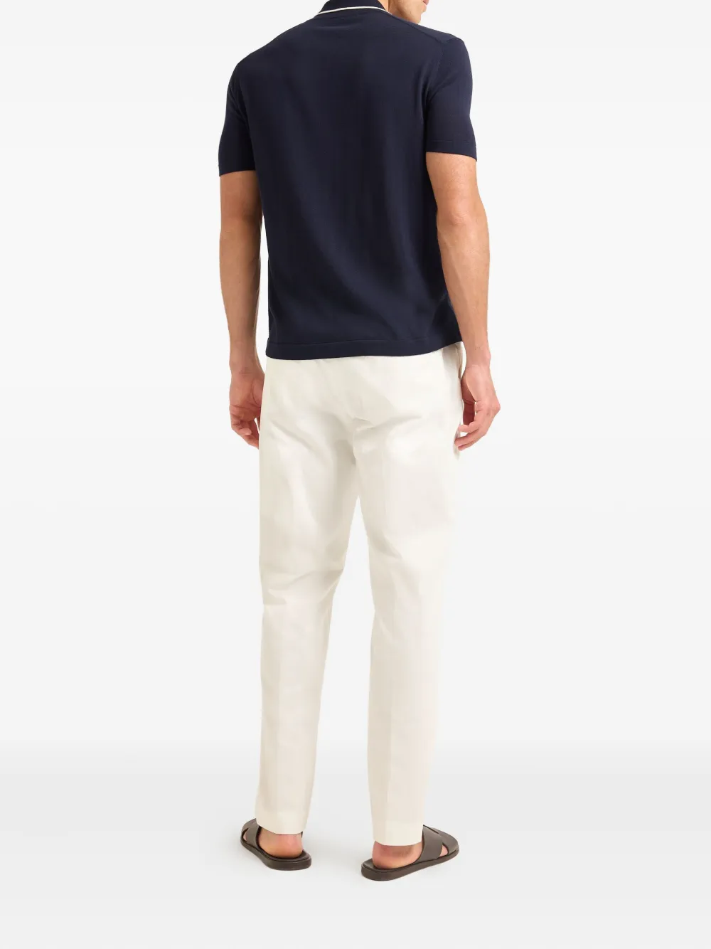 Orlebar Brown Keeling poloshirt met korte mouwen Blauw