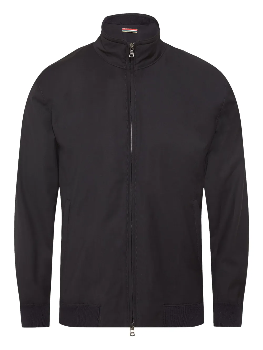 Orlebar Brown Alvaro Merino Zip-up Bomber Jacket In Blue