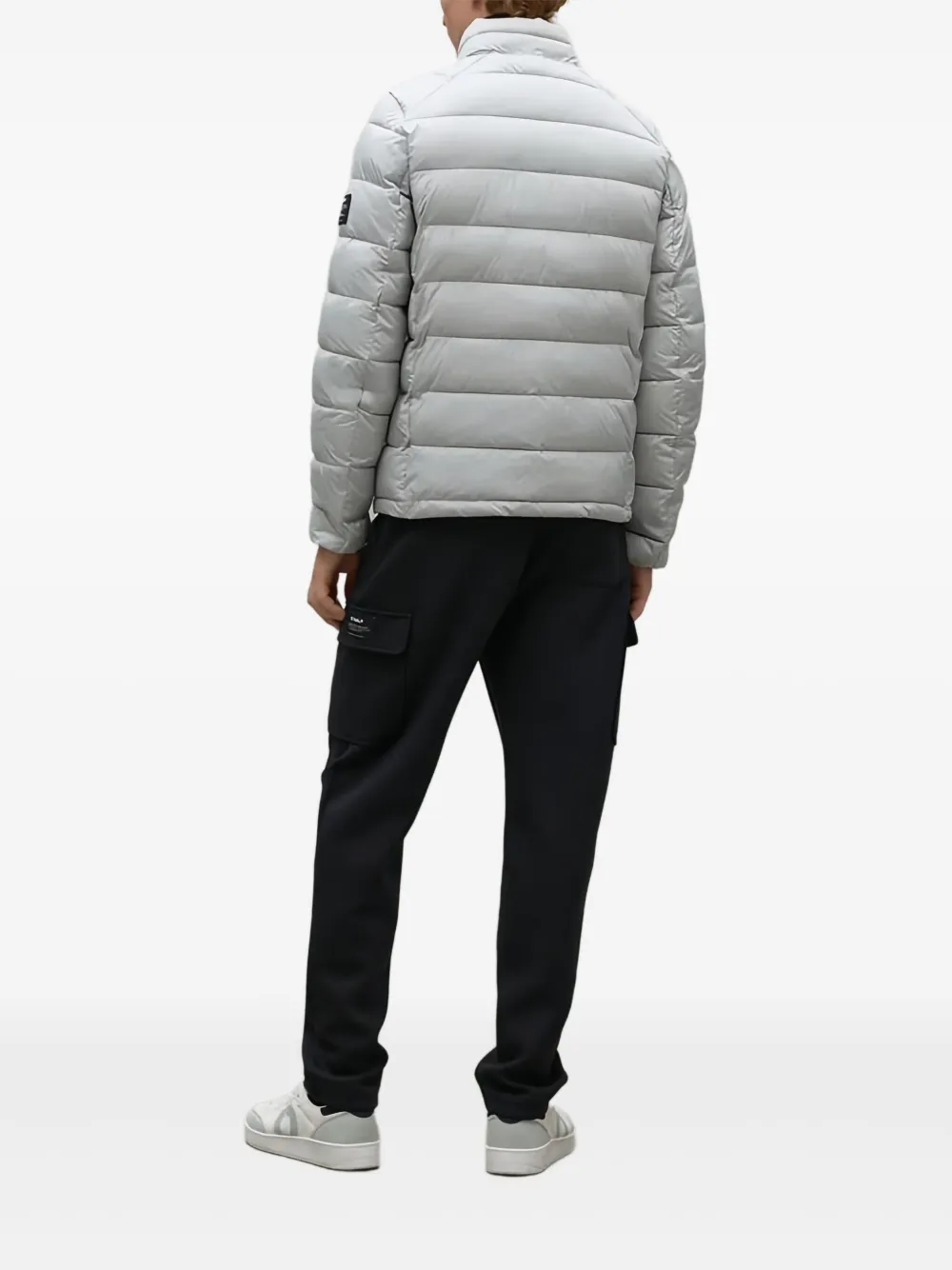 Ecoalf Gewatteerd jack met rits Grijs