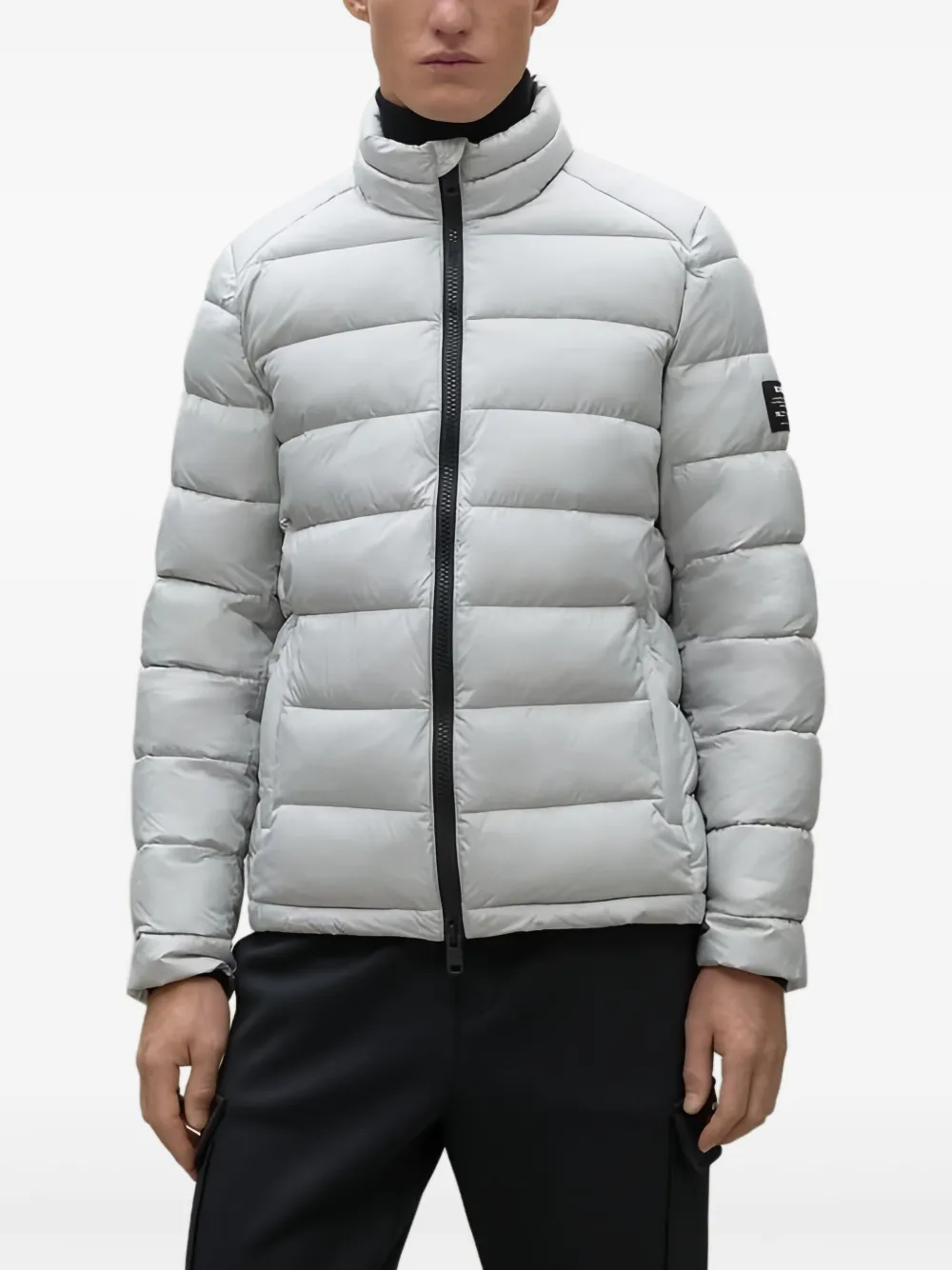 Ecoalf zip-up padded jacket | Grey | Image 1