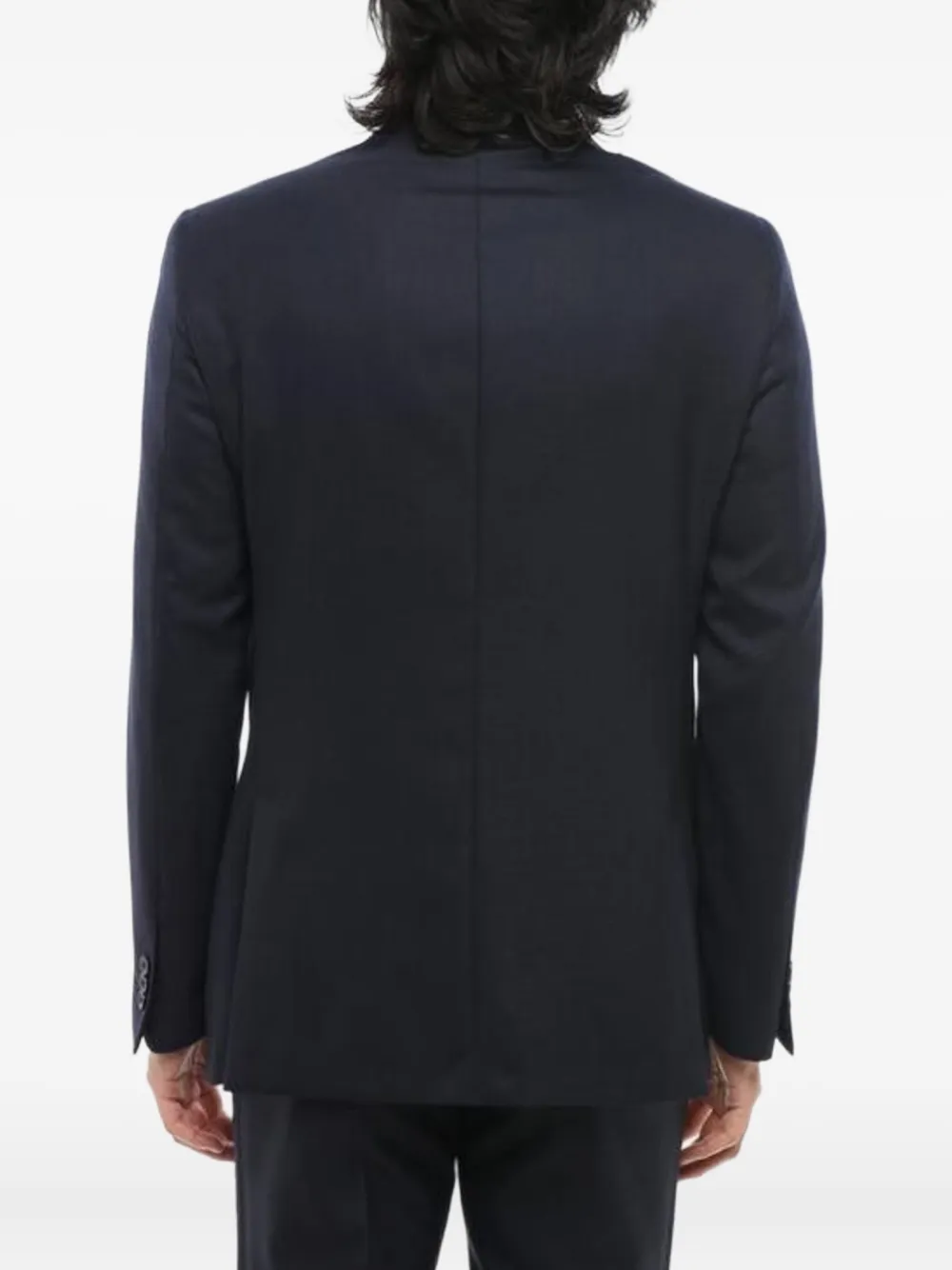 Corneliani Blazer met dubbele rij knopen Blauw