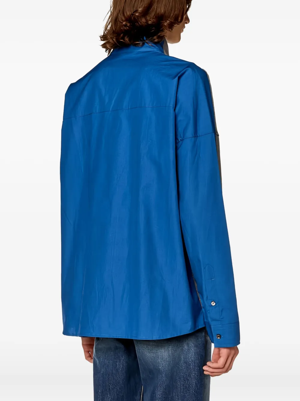 Diesel Trui met halve rits Grijs