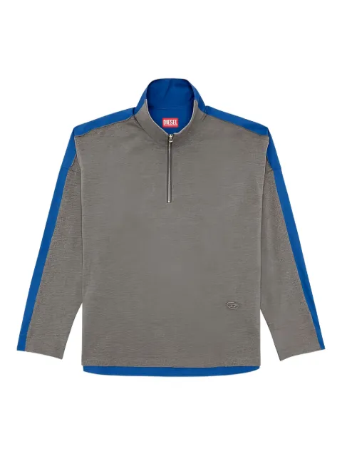 Diesel half-zip long-sleeves sweater
