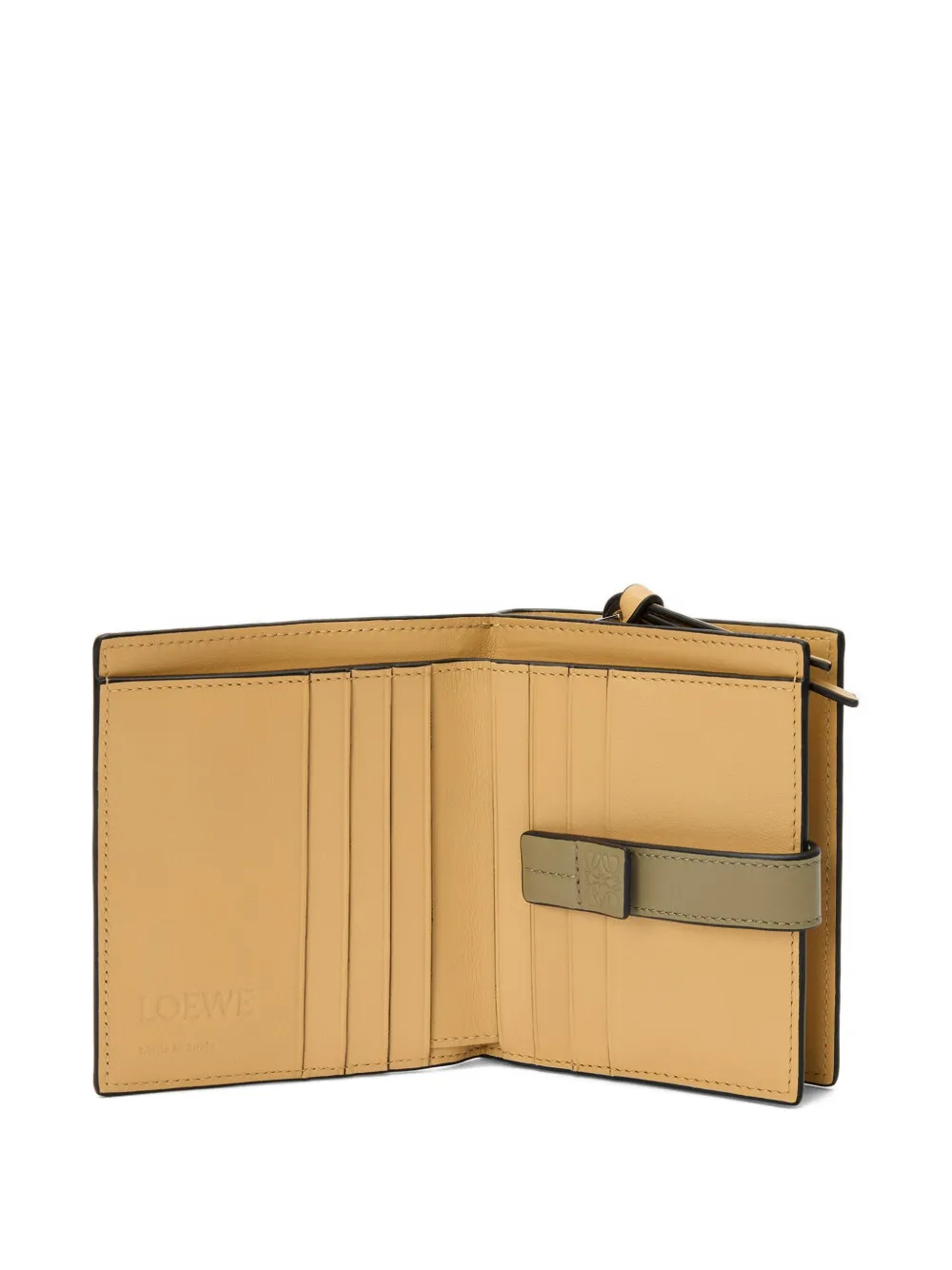 Loewe Compact Zip Wallet In Gray