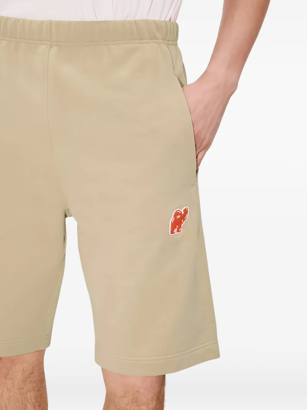 Kenzo Trainingsshorts met borduurwerk Beige