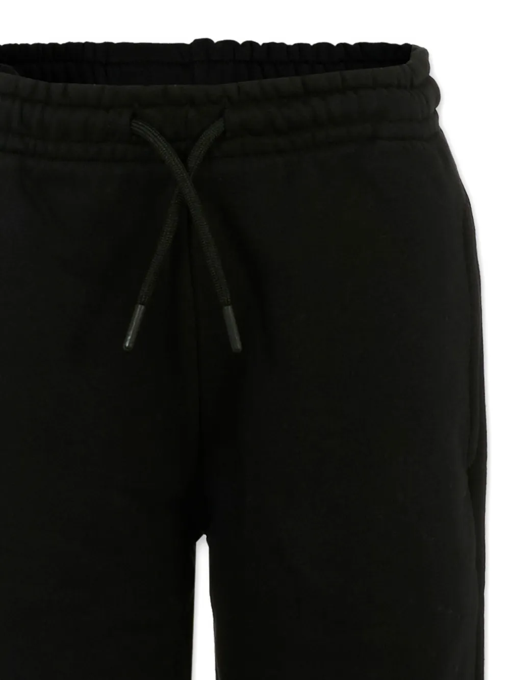 Msgm Drawstring Cuffed Casual Trousers In Black
