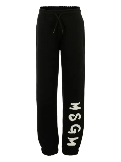 MSGM Kids pantalones con cordones en los tobillos