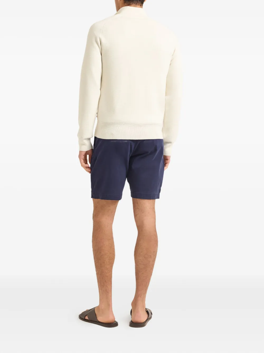Orlebar Brown Dane Ii Belted Shorts In Blue