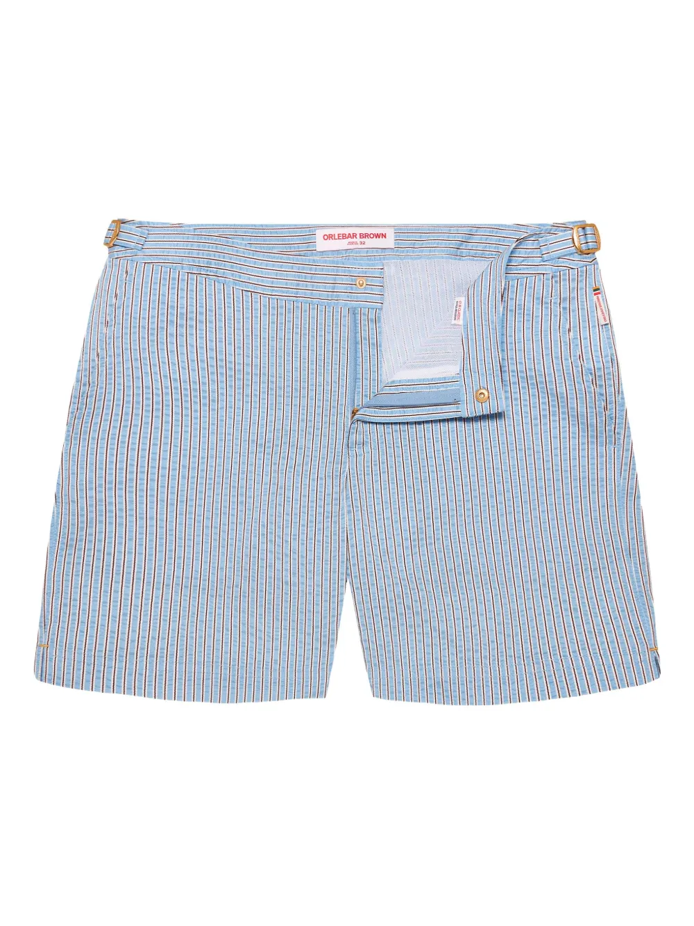 Orlebar Brown ストライプ トランクス水着 - ブルー Orlebar Brown ストライプ トランクス水着 - ブルー