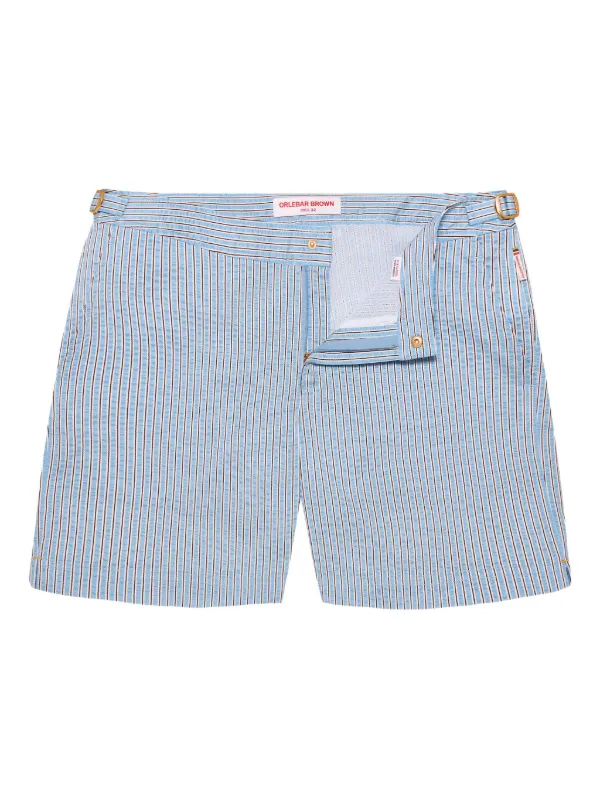 Orlebar Brown Striped Swim Shorts in Blue