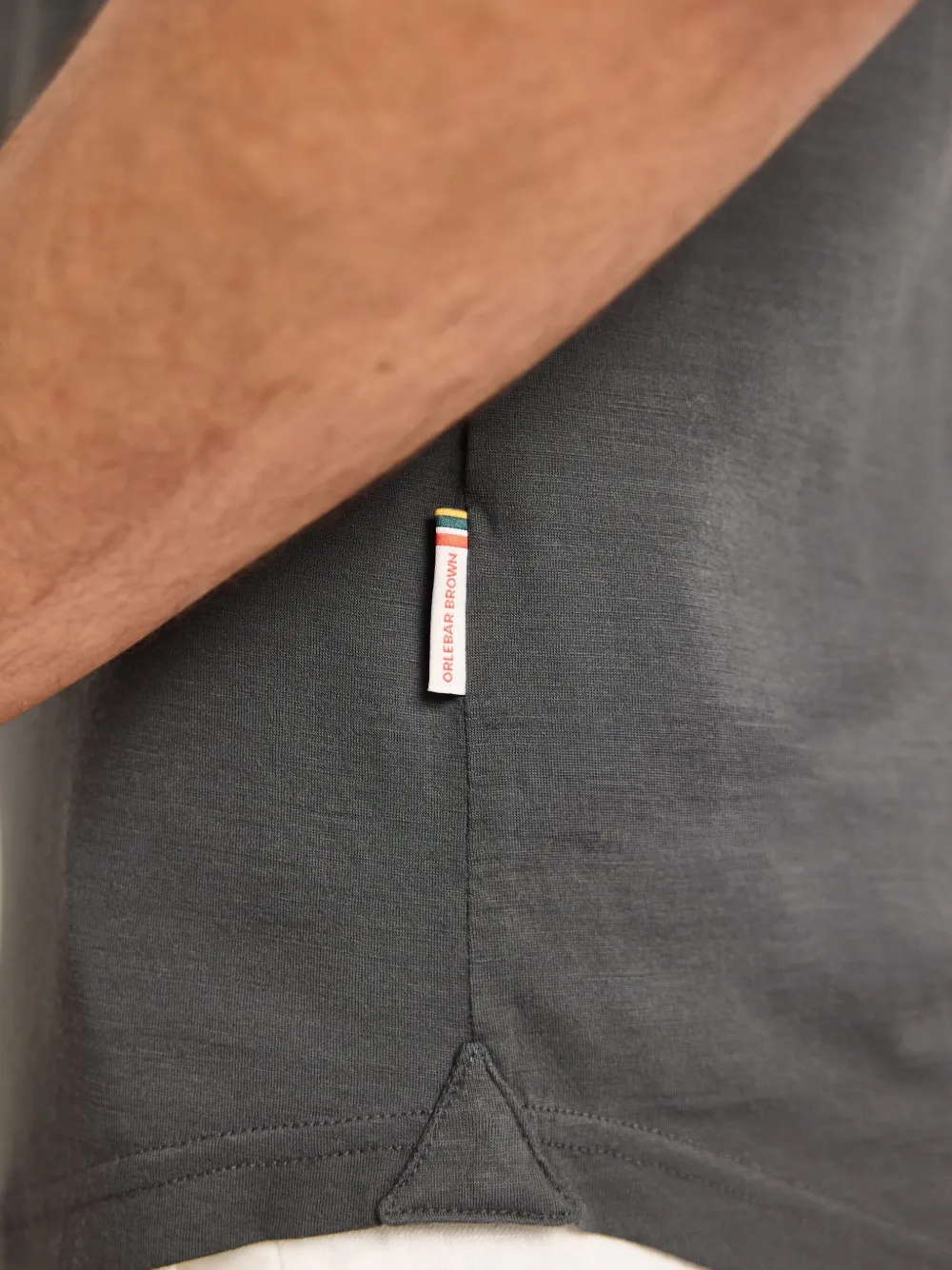 Orlebar Brown Sebastian Merino Polo Shirt In Gray
