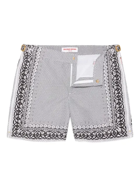Orlebar Brown Bull Dog patterned swim shorts