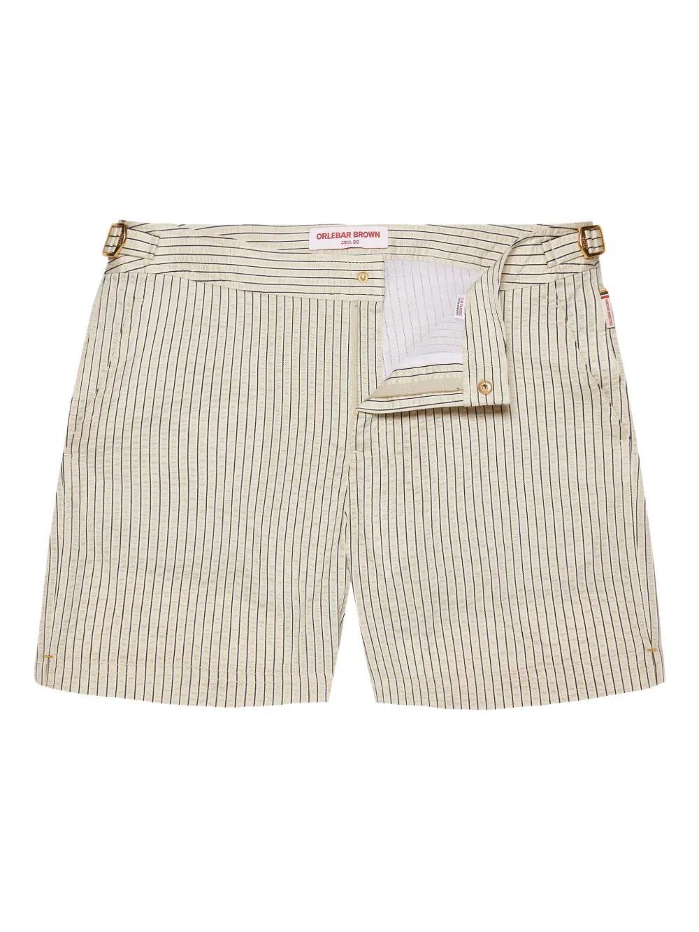 Orlebar Brown Bulldog ストライプ トランクス水着 - ブラウン Orlebar Brown Bulldog ストライプ トランクス水着 - ブラウン