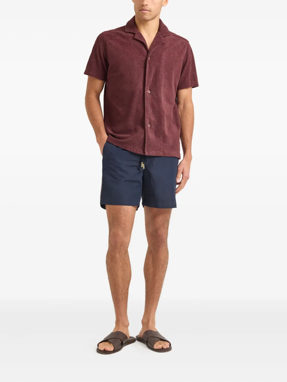 Orlebar Brown Howell short-sleeve shirt - Rood