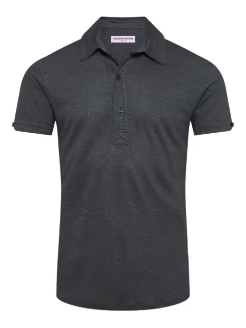 Orlebar Brown Sebastian linen short-sleeve polo shirt