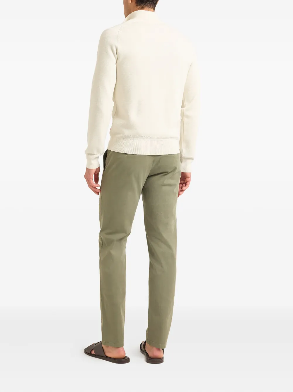 Orlebar Brown Fallon Stretch-cotton Chinos In Green