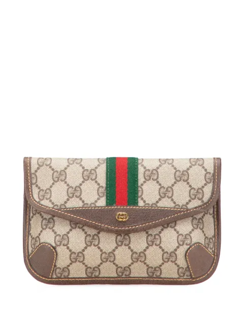 Gucci Pre-Owned 20th Century GG Supreme Web pouch