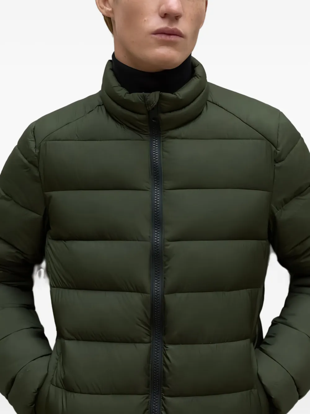 Ecoalf Gewatteerd jack met rits Groen