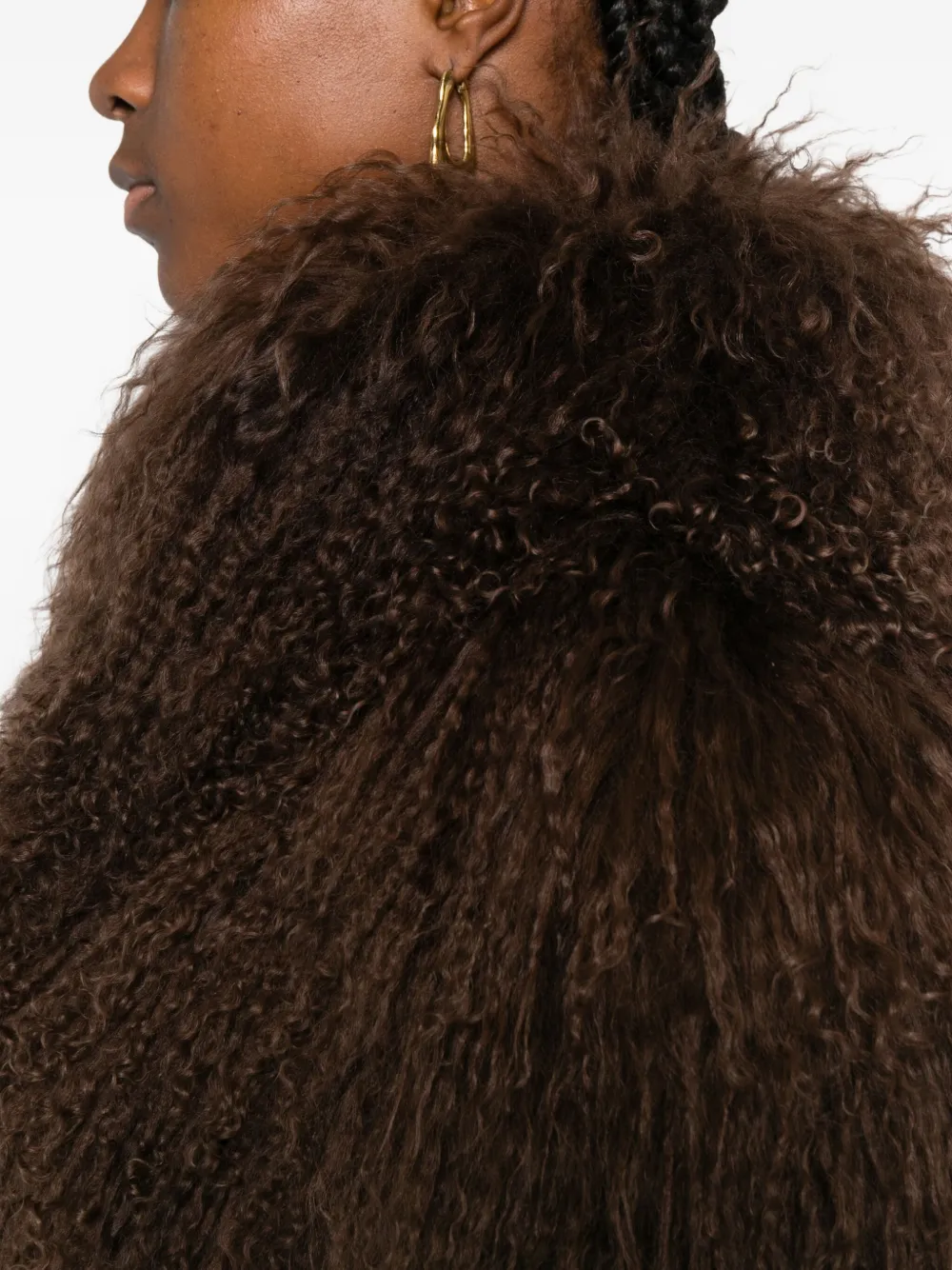 ducie Rochelle lammy coat Bruin