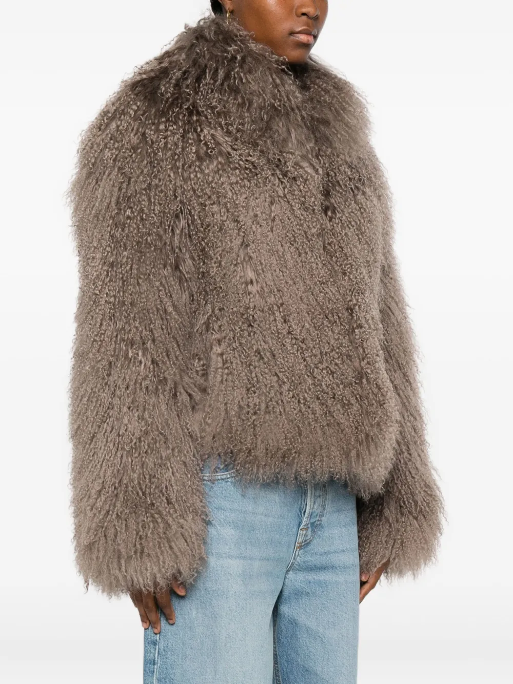 ducie Rochelle lammy coat Bruin