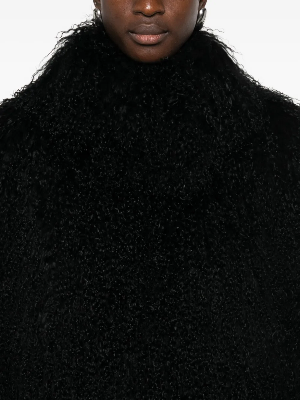 ducie Faye lammy coat Zwart