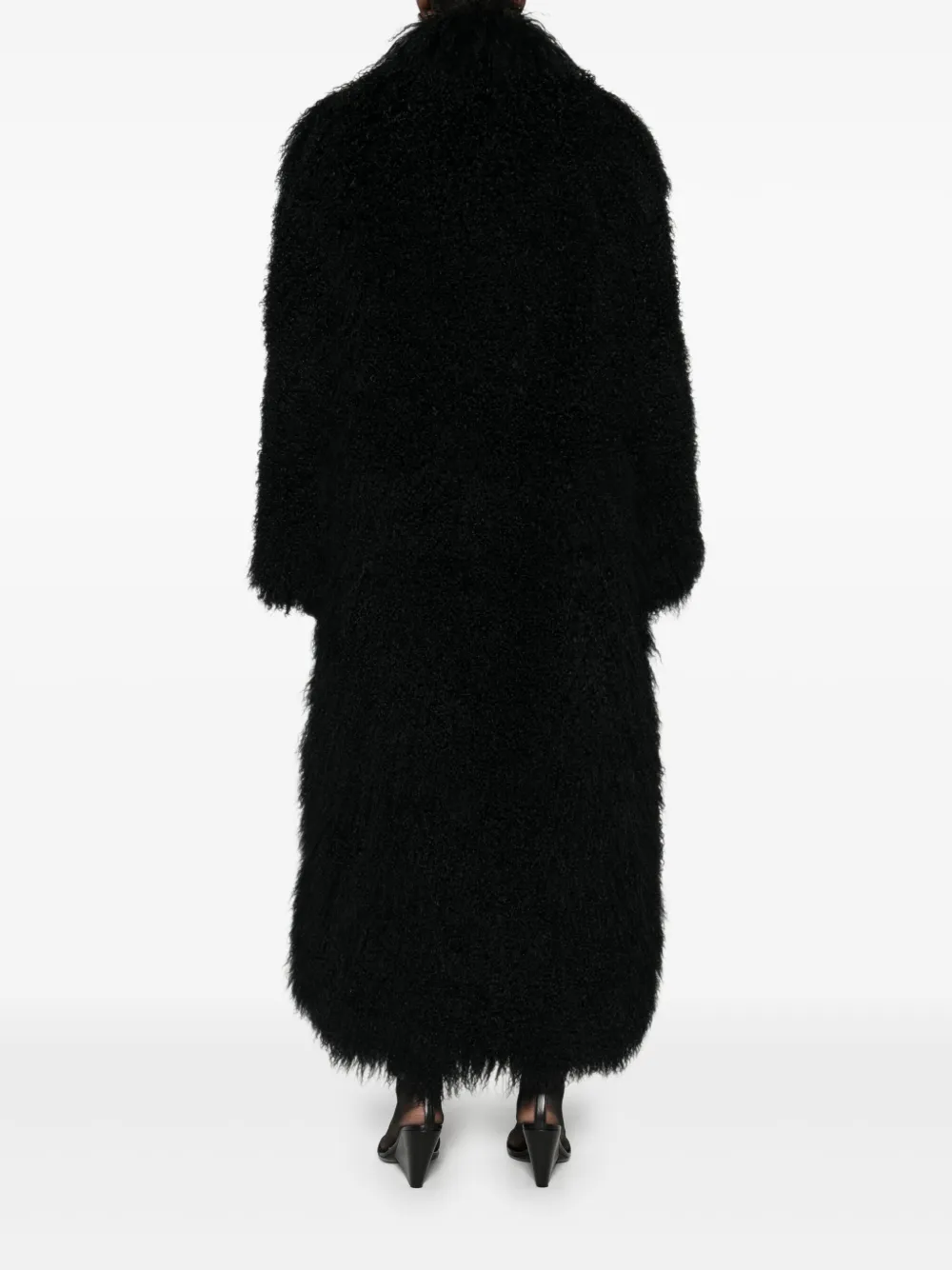 ducie Faye lammy coat Zwart
