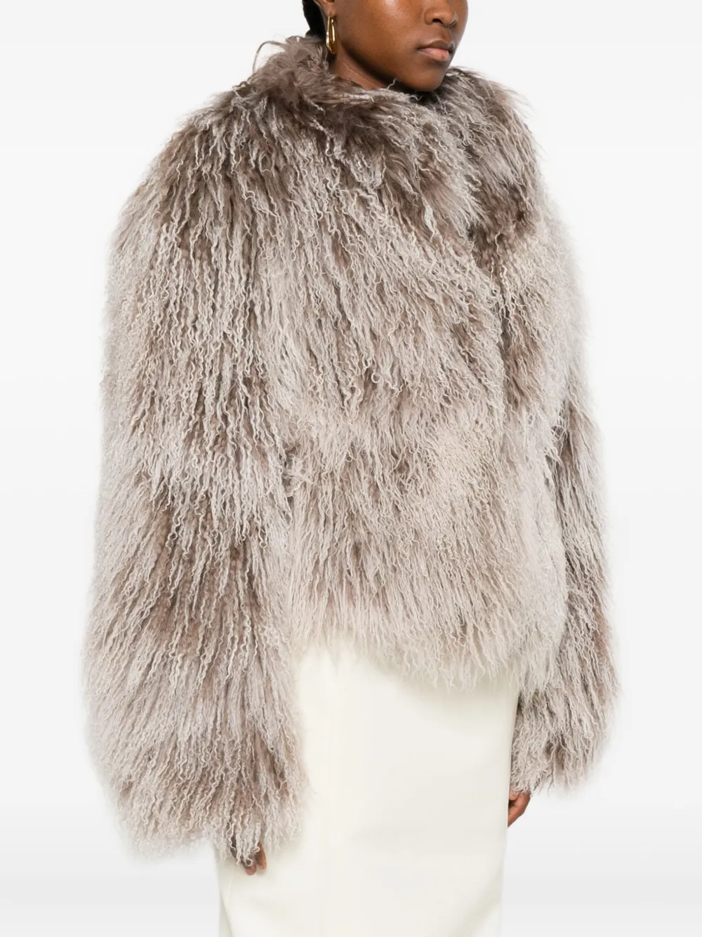 ducie Rochelle lammy coat Beige