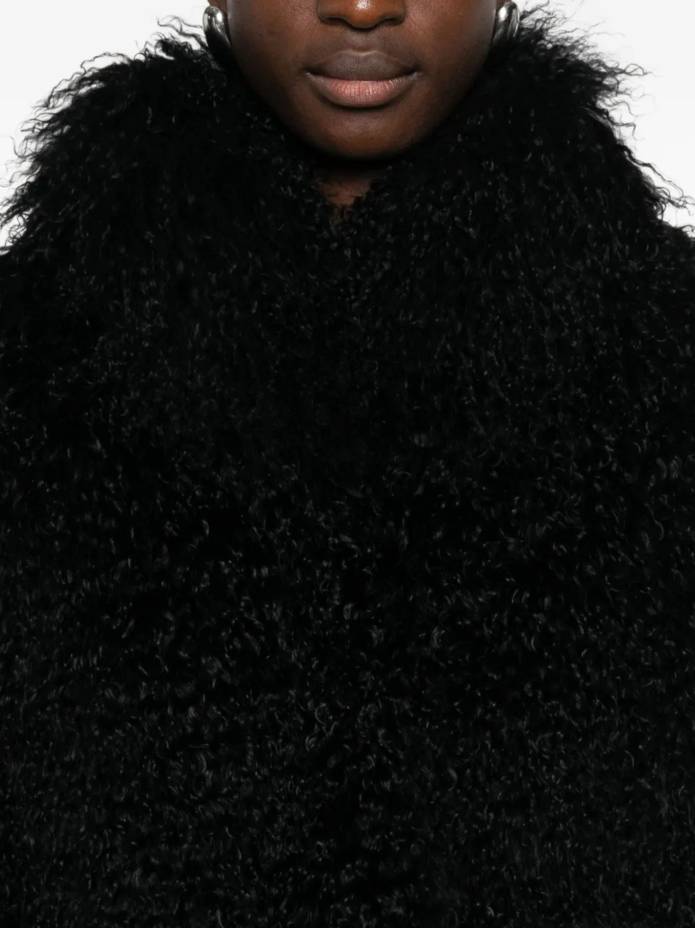 Ducie Rochelle Shearling Jacket In Black