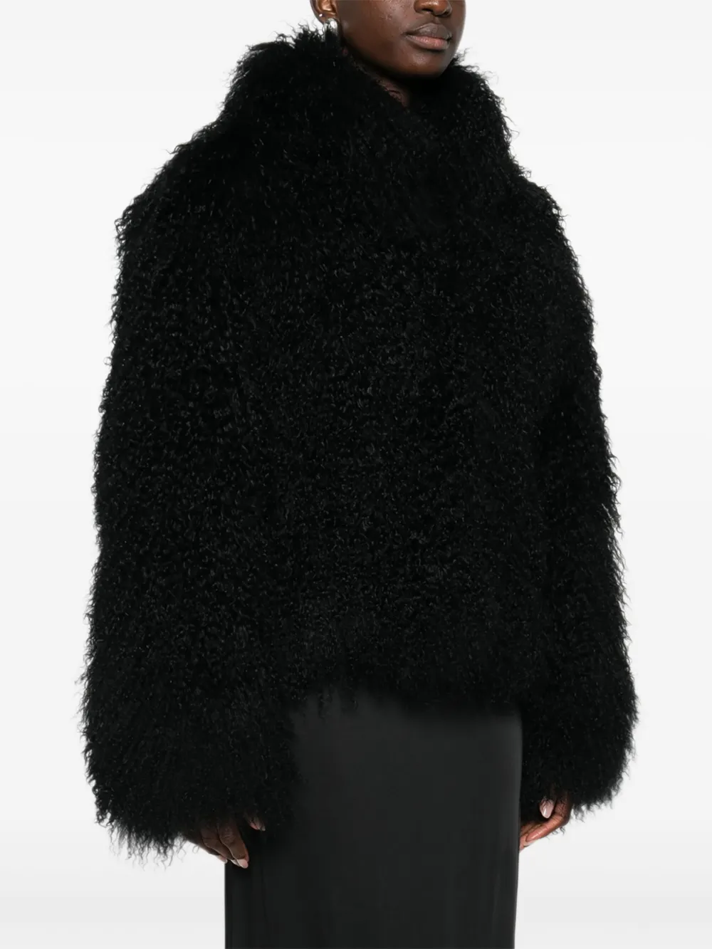  Ducie Rochelle Shearling Jacket - Black 
