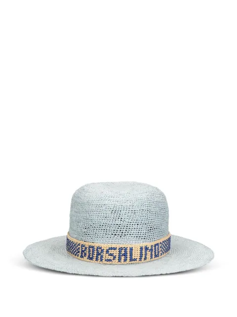 Borsalino sombrero con ribete entretejido
