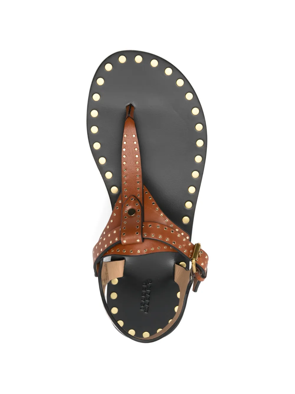 ISABEL MARANT Joonya sandalen met studs Bruin