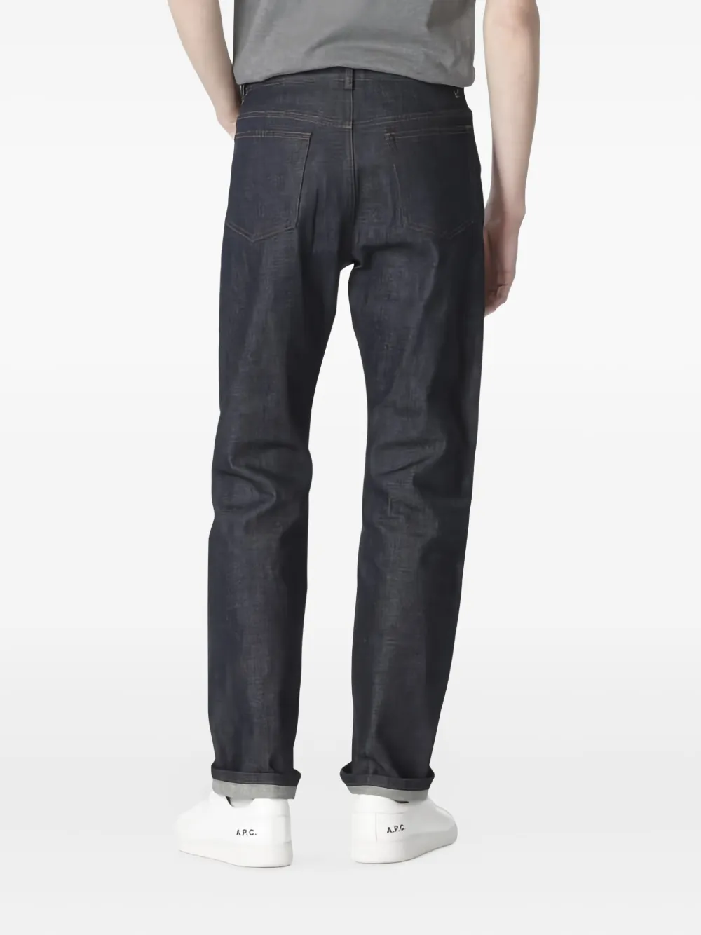 A.P.C. Denim jack met vijf zakken Blauw